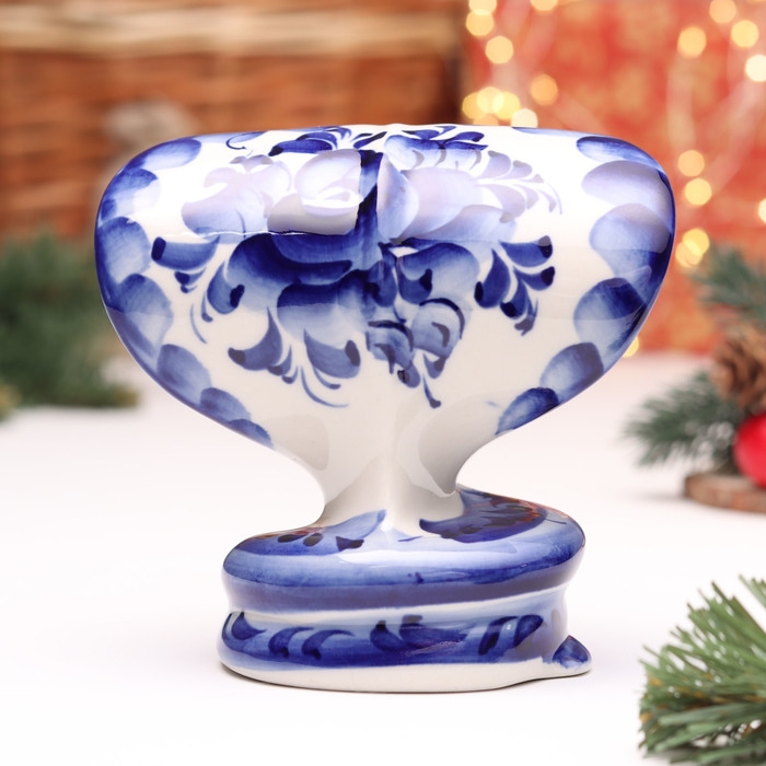 Сувенир Сувенир "Змея", №2, гжель, 11 см