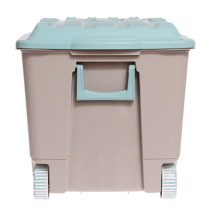 Ящик для игрушек на колёсах, 66,5 л., 68,5 × 39,5 × 38,5 см, цвет светло-бежевый Ящик для игрушек на колёсах, 66,5 л., 68,5 × 39,5 × 38,5 см, цвет светло-бежевый