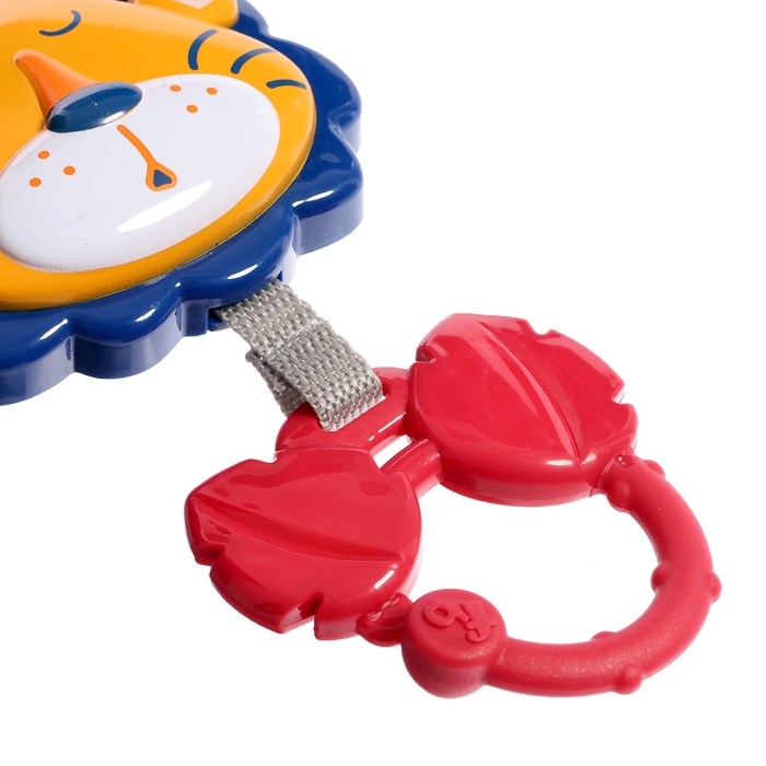 Музыкальная подвеска «Весёлые зверята: Лев», ручка для крепления, звук Музыкальная подвеска «Весёлые зверята: Лев», ручка для крепления, звук