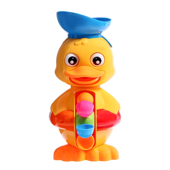 Игрушка для купания в ванной «Забавный утёнок», с подвижными механизмами Игрушка для купания в ванной «Забавный утёнок», с подвижными механизмами