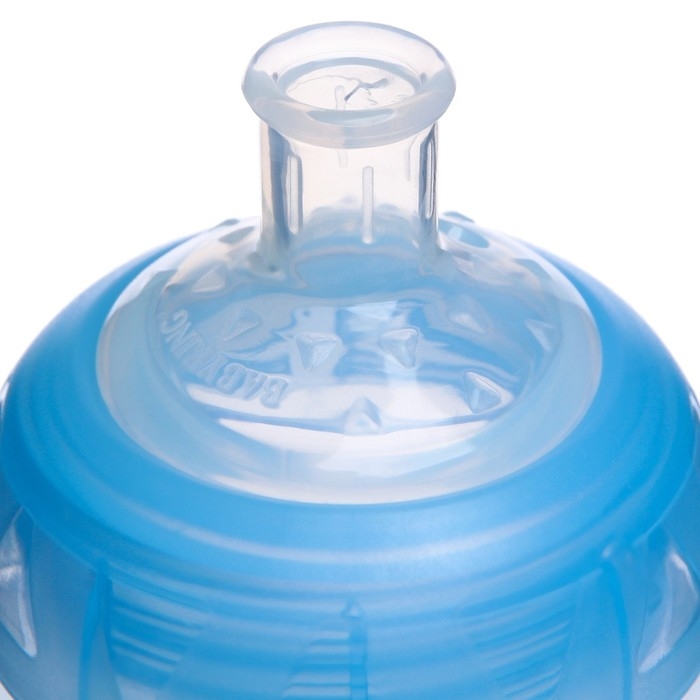 Поильник - непроливайка детский с мягким носиком, 300 мл., цвет голубой Поильник - непроливайка детский с мягким носиком, 300 мл., цвет голубой