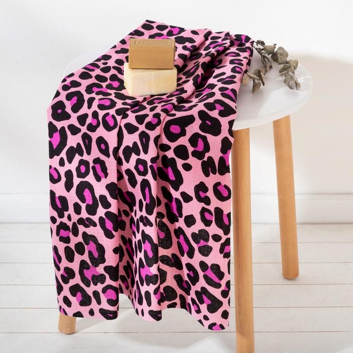 Полотенце Leopard 80х150 см, 100% хлопок, вафельное полотно, 160гр/м2 Полотенце Leopard 80х150 см, 100% хлопок, вафельное полотно, 160гр/м2