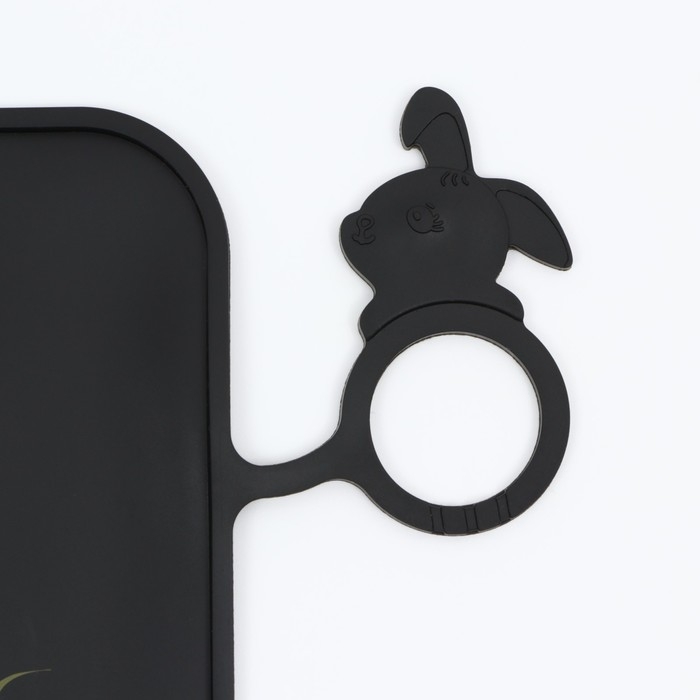 Коврик силиконовый под миску, 40 х 30 см, черный мрамор Коврик силиконовый под миску, 40 х 30 см, черный мрамор