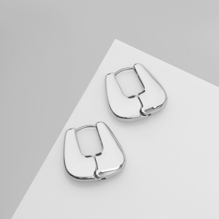 Серьги металл «Богема» вестница, цвет серебро Серьги металл «Богема» вестница, цвет серебро