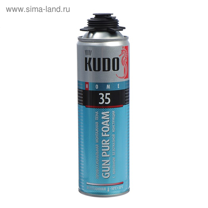 Монтажная пена KUDO HOME35, профессиональная, всесезонная, до 35 л, 650 мл