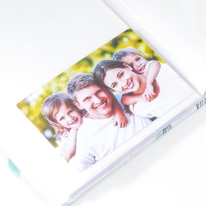 Фотоальбом на 300 фото 10х15 см  Фотоальбом на 300 фото 10х15 см "Изящные веточки" крафт 33,5х17,5х5 см