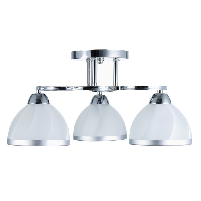 Люстра Люстра "Каспиан" 3хЕ27 40Вт хром 48х48х22 см BayerLux