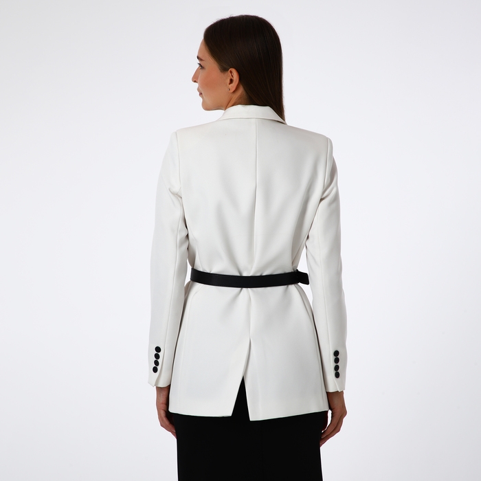 Ремень женский, ширина 9,5 см, пряжка гвоздик, цвет чёрный