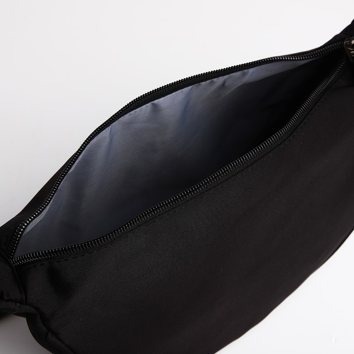 Сумка молодёжная на молнии, цвет чёрный Сумка молодёжная на молнии, цвет чёрный