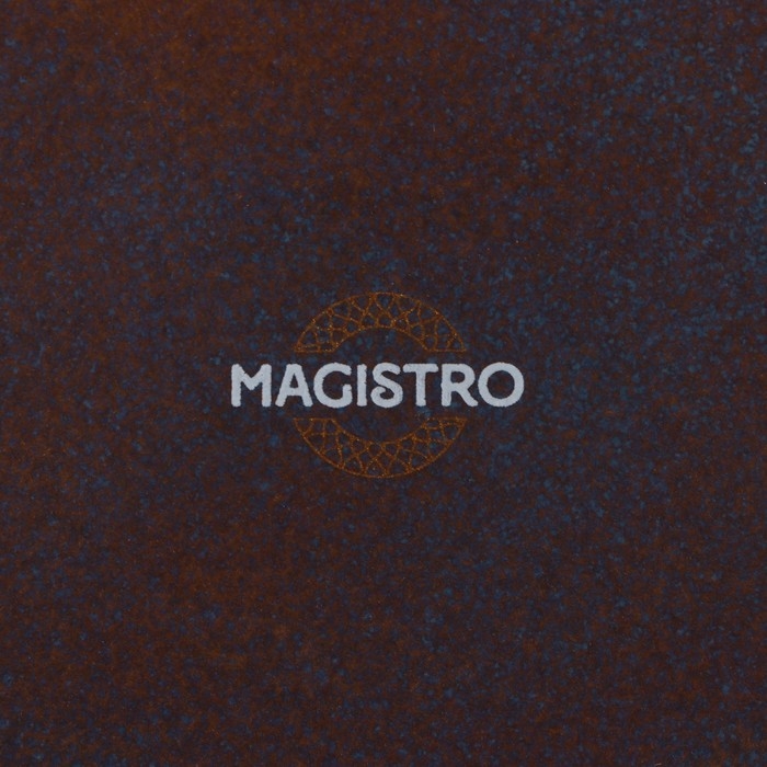 Салатник фарфоровый с высоким бортом Magistro Garland, 500 мл, d=15 см, цвет синий