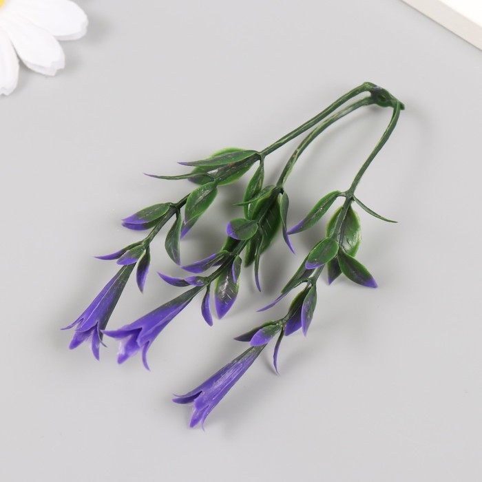 Искусственное растение для творчества "Гиппеастриум" набор 6 шт фиолетовый 11,5 см