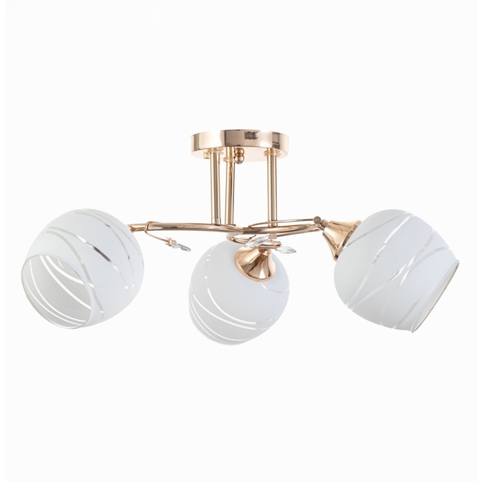 Люстра Люстра "Рафаэль" 3х60Вт Е27 Золото 56х56х22,5см