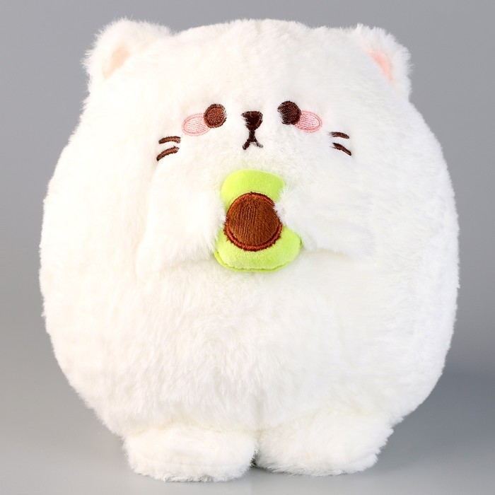 Мягкая игрушка «Котик с авокадо»