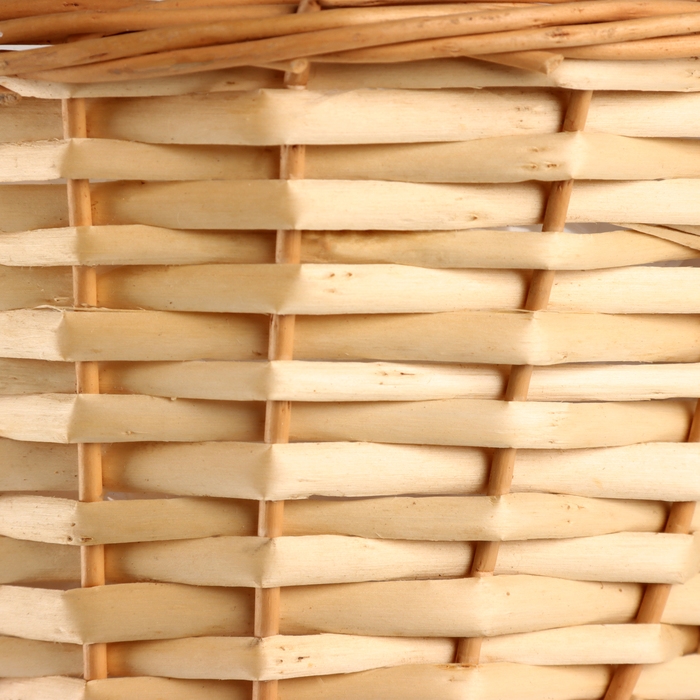 Корзина плетеная, D19x12xH35 см, натуральный, ива Корзина плетеная, D19x12xH35 см, натуральный, ива