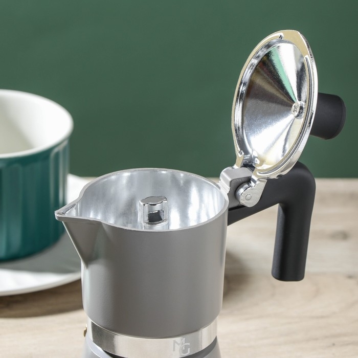 Кофеварка гейзерная Magistro Moka, на 1 чашку, 50 мл Кофеварка гейзерная Magistro Moka, на 1 чашку, 50 мл