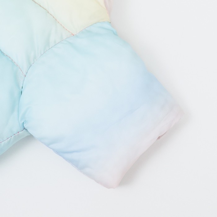 Комбинезон  Комбинезон "Для прогулки", размер 10 (ДС 21 см, ОГ 34 см, ОШ 24 см), пастельный