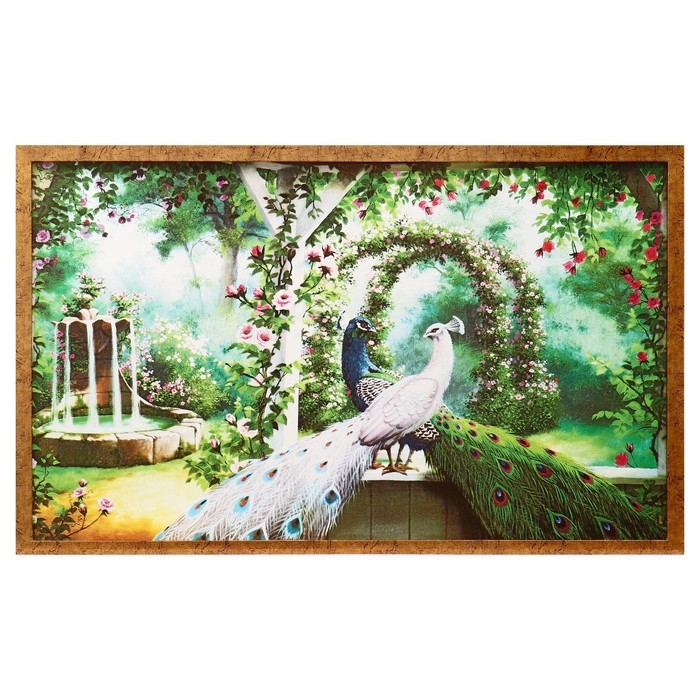 Картина  Картина "Два Павлина" 66х106см