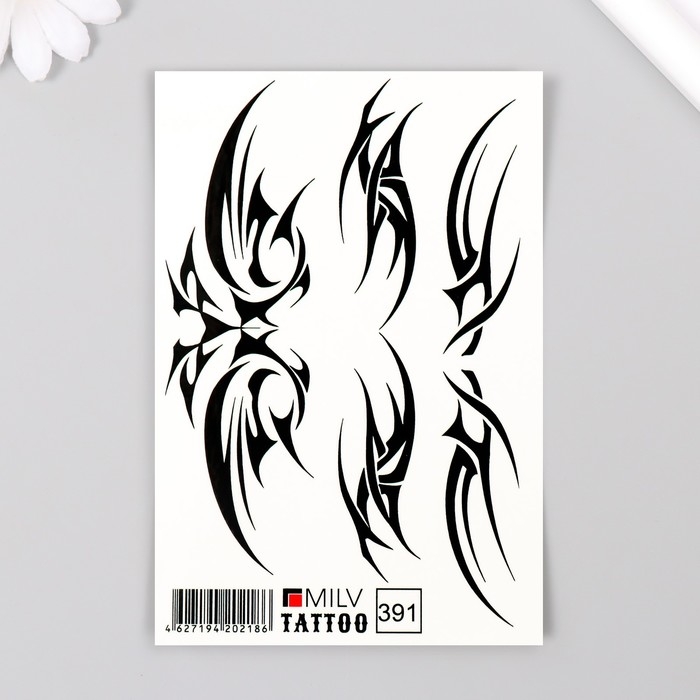 Татуировка на тело Татуировка на тело "Трайбл" 10х15 см