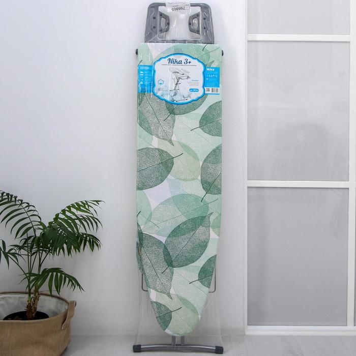 Доска гладильная Nika «Ника 3+», 122×34 см, два положения высоты 70,85 см, рисунок микс Доска гладильная Nika «Ника 3+», 122×34 см, два положения высоты 70,85 см, рисунок микс