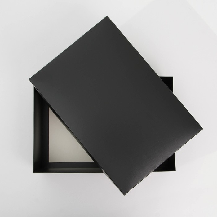 Коробка подарочная складная, упаковка, «Черная», 30 х 20 х 9 см Коробка подарочная складная, упаковка, «Черная», 30 х 20 х 9 см