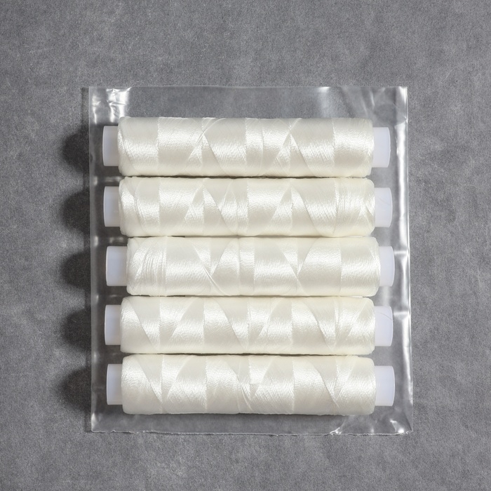 Нитки 30К, 200 м, цвет белый №0101, цена за 1 штуку Нитки 30К, 200 м, цвет белый №0101, цена за 1 штуку