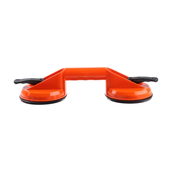 Вакуумная присоска двойная для вклейки стекол в авто, d 12 см, оранжевый Вакуумная присоска двойная для вклейки стекол в авто, d 12 см, оранжевый