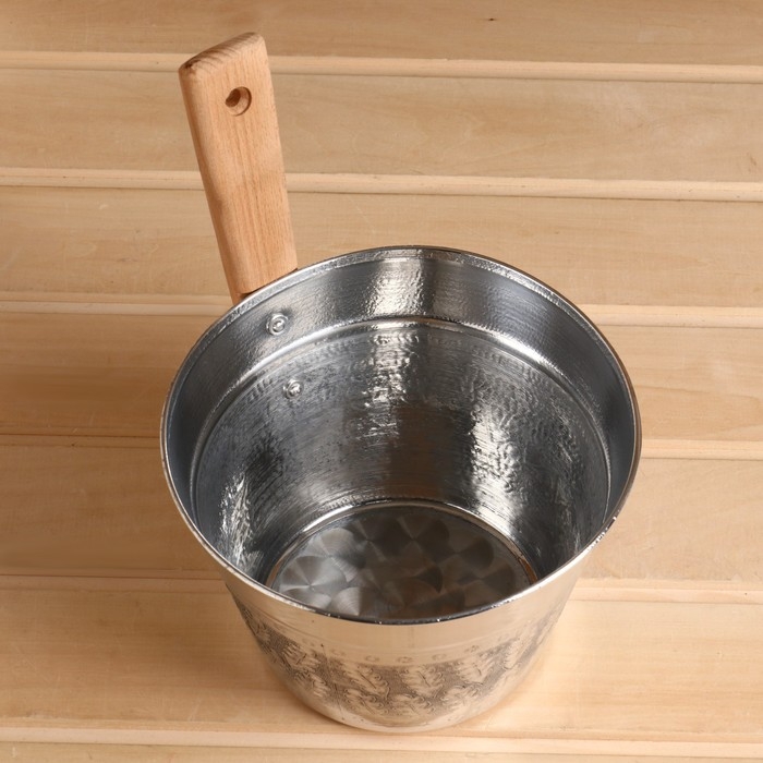 Ушат алюминиевый 3л, с ручкой Ушат алюминиевый 3л, с ручкой