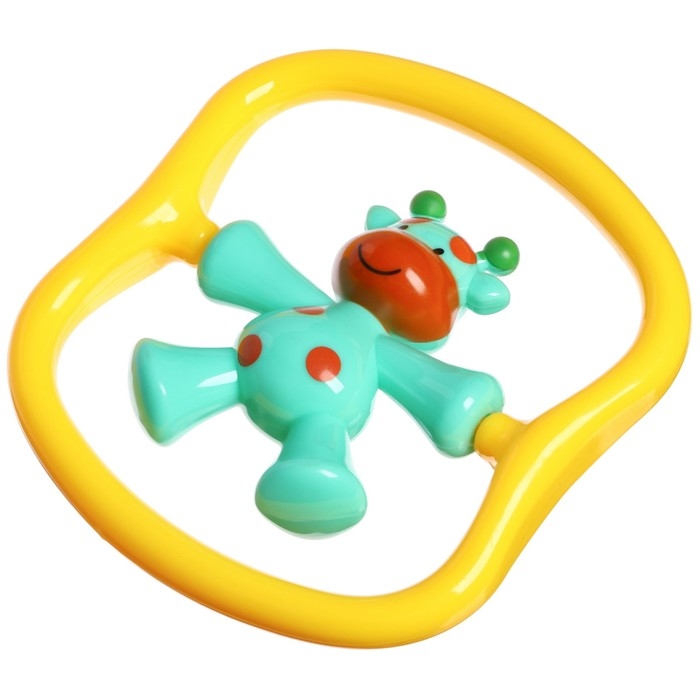 Погремушка «Жирафик» цвет бирюзовый, Крошка Я Погремушка «Жирафик» цвет бирюзовый, Крошка Я