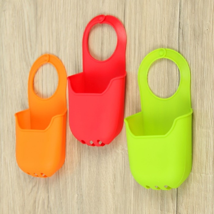 Подставка для губки Доляна «Симплекс», 20×9×4,5 см, цвет МИКС Подставка для губки Доляна «Симплекс», 20×9×4,5 см, цвет МИКС