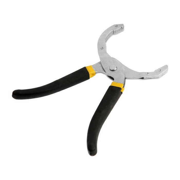 Съемник масляного фильтра ТУНДРА, тип  Съемник масляного фильтра ТУНДРА, тип "клещи", обрезиненные рукоятки, 60 - 90 мм