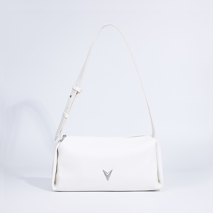 Кросс-боди на молнии, цвет белый Кросс-боди на молнии, цвет белый