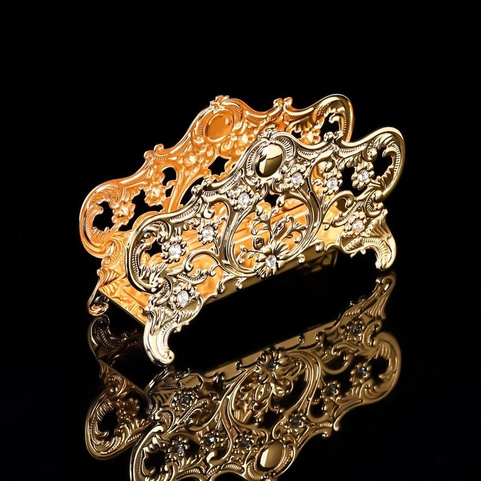 Салфетница, 12 х 4,5 х 7 см, с кристаллами Салфетница, 12 х 4,5 х 7 см, с кристаллами