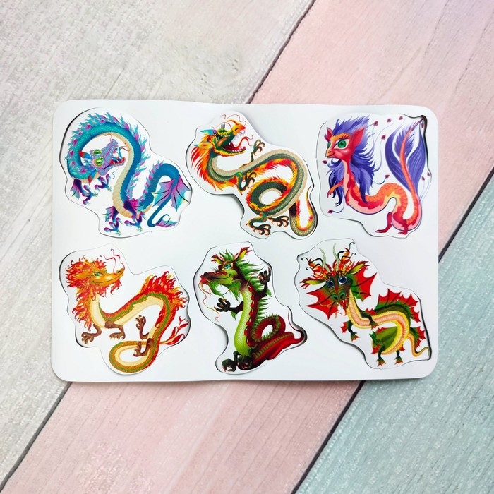 Магнитный набор «Друзья дракончики» Магнитный набор «Друзья дракончики»