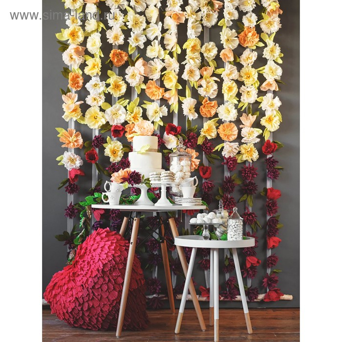 Бумага для упаковки и поделок, гофрированная, желтая, лимонная, однотонная, двусторонняя, рулон 1 шт., 0,5 х 2,5 м Бумага для упаковки и поделок, гофрированная, желтая, лимонная, однотонная, двусторонняя, рулон 1 шт., 0,5 х 2,5 м