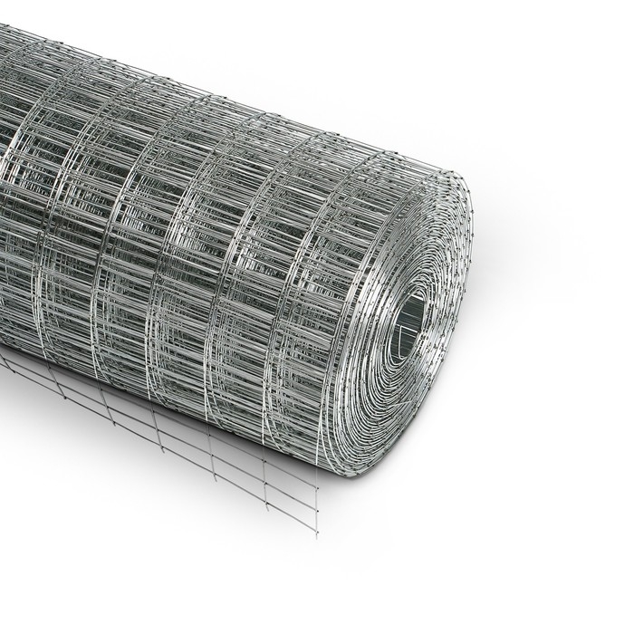 Сетка оцинкованная, сварная, 10 &times; 0,5 м, ячейка 12,5 &times; 25 мм, d = 0,7 мм, Greengo