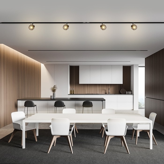 Светильник трековый Светильник трековый "Арпи" Е14 40Вт черный 15х12х18см