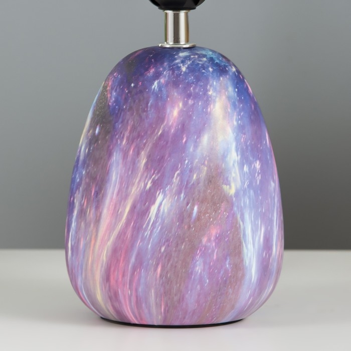 Настольная лампа Настольная лампа "Косетт" Е27 40Вт фиолетовый 22,5х22,5х32,5 см RISALUX