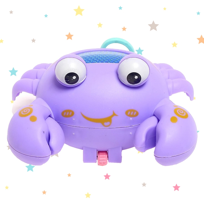 Игрушка заводная «Краб», световые эффекты, цвета МИКС Игрушка заводная «Краб», световые эффекты, цвета МИКС