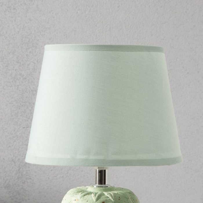 Лампа настольная Лампа настольная "Кира" 1х40Вт Е14 мятный 20х20х34см