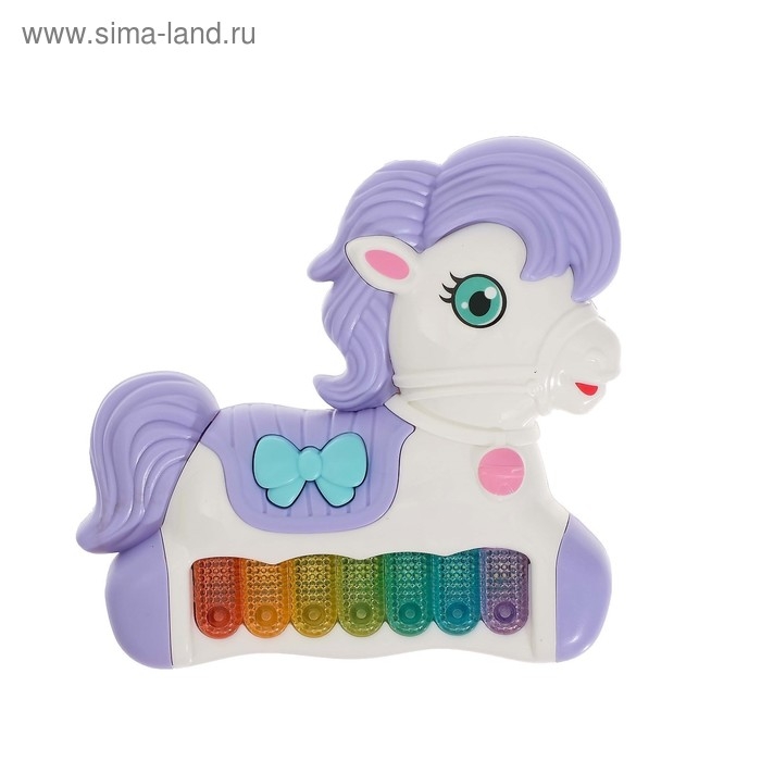 Музыкальная игрушка-пианино «Моя пони», звуковые и световые эффекты, цвет МИКС Музыкальная игрушка-пианино «Моя пони», звуковые и световые эффекты, цвет МИКС