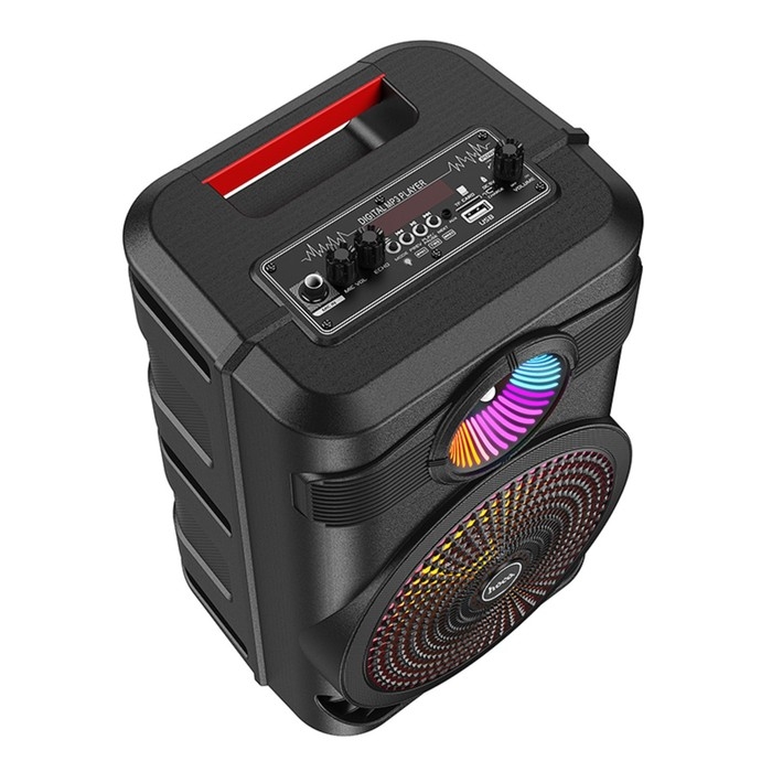 Портативная колонка Hoco BS46, 10 Вт, 1800 мАч, BT5.0, microSD, USB, AUX, FM, mic, черная Портативная колонка Hoco BS46, 10 Вт, 1800 мАч, BT5.0, microSD, USB, AUX, FM, mic, черная