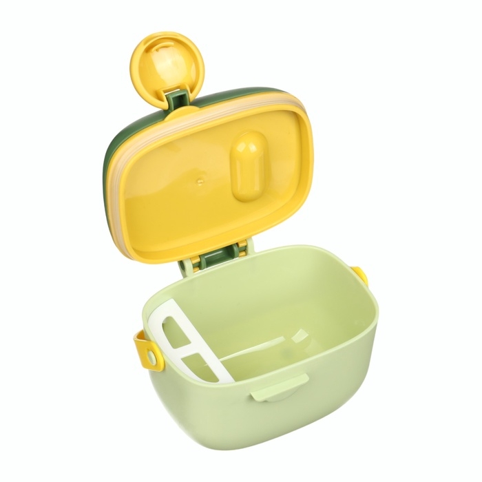 Контейнер для детского питания Дино 5, 400 мл., цвет зеленый Контейнер для детского питания Дино 5, 400 мл., цвет зеленый