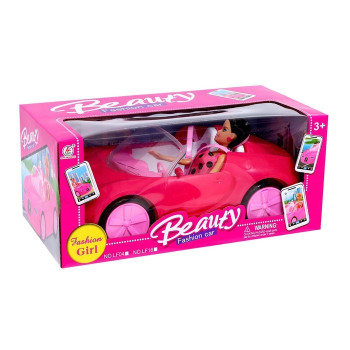 Машина Beauty, с куклой «Алёна» Машина Beauty, с куклой «Алёна»