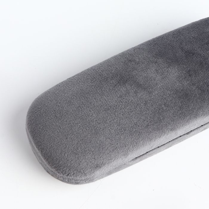 Футляр для очков на хлопушке, длина 16 см, цвет серый Футляр для очков на хлопушке, длина 16 см, цвет серый