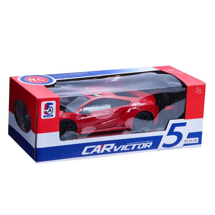 Машина радиоуправляемая «Купе», работает от аккумулятора, цвет красный Машина радиоуправляемая «Купе», работает от аккумулятора, цвет красный