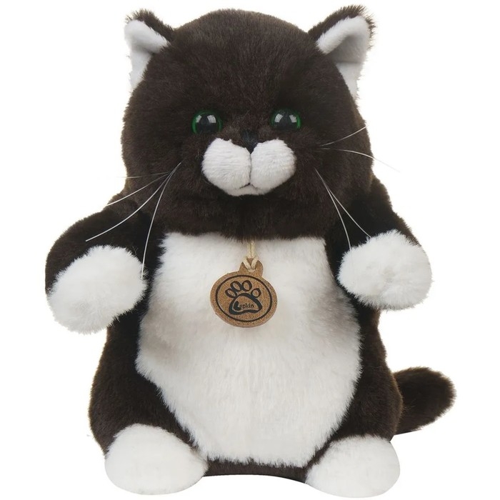 Мягкая игрушка «Кот толстый», цвет горький шоколад, 20 см Мягкая игрушка «Кот толстый», цвет горький шоколад, 20 см