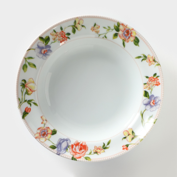 Тарелка фарфоровая «Тиффани», 500 мл, d=24 см