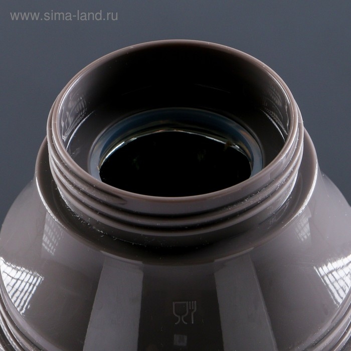 Термос 1 л, со стеклянной колбой, 11 х 31см, микс