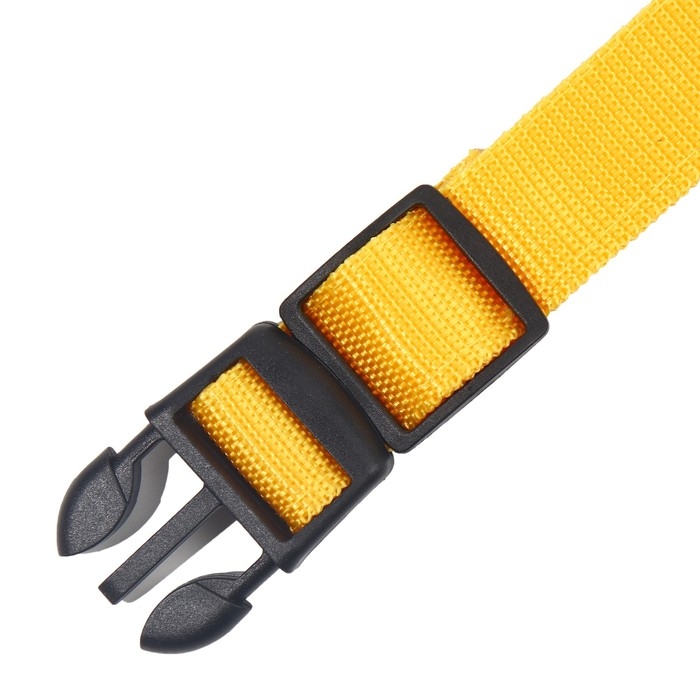 Ошейник с подсветкой размер XL,ОШ 52-60 х 2,5 см, 3 режима свечения жёлтый Ошейник с подсветкой размер XL,ОШ 52-60 х 2,5 см, 3 режима свечения жёлтый