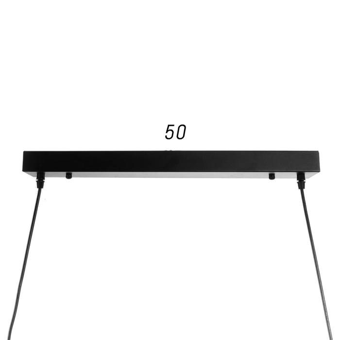 Люстра BayerLux 1603/5BK LED 45Вт 4000К+2х40Вт Е14 черный 80х30 см